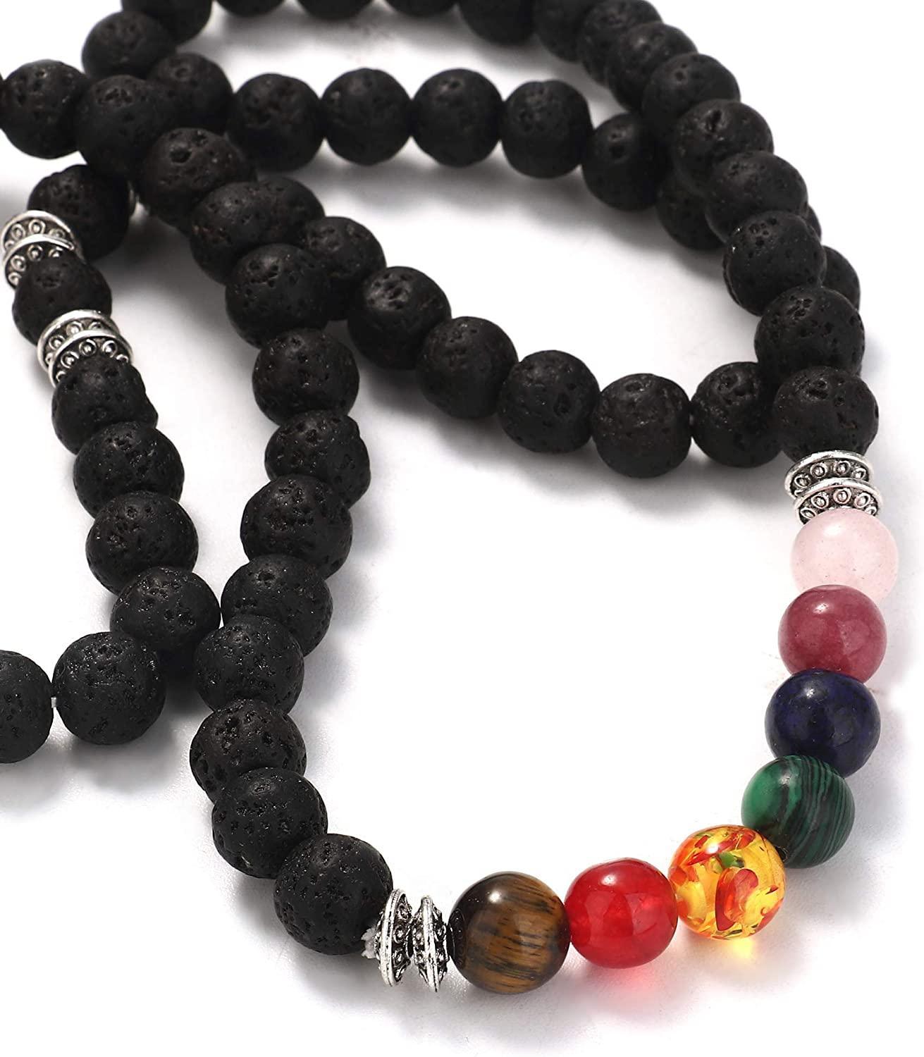 6Pcs 8mm Multilayer Beads Wrap Bracelets