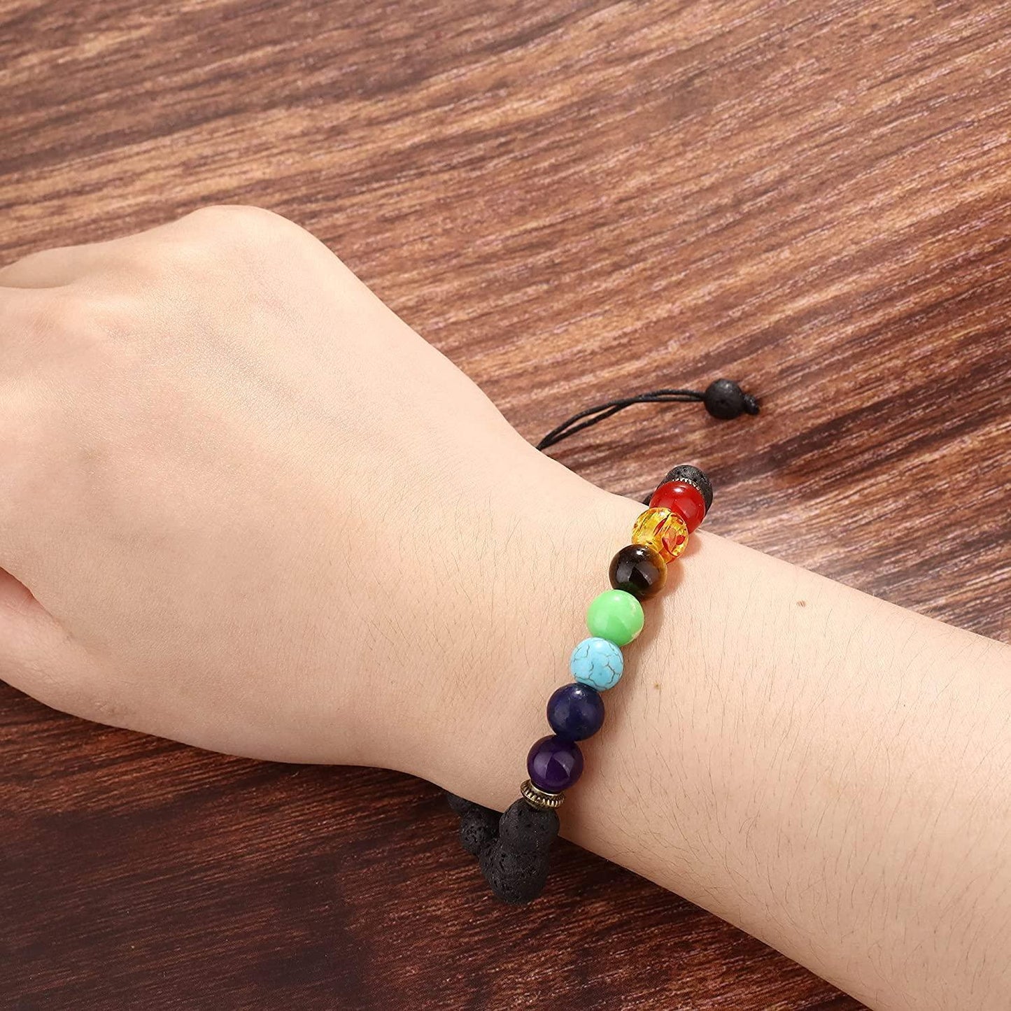 7 Chakra Necklace Bracelet Set