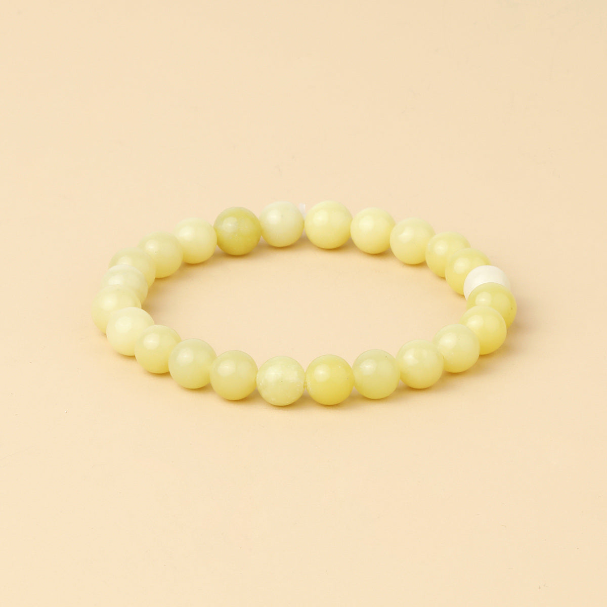 8mm Natural Gemstone Beaded Bracelet
