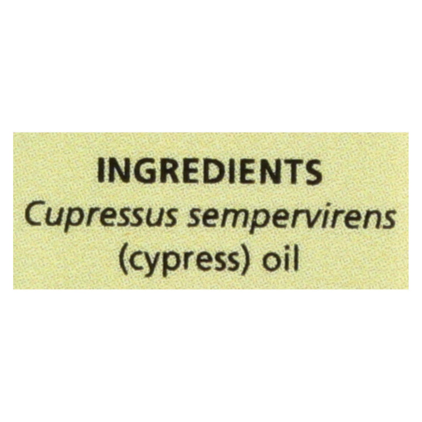 Aura Cacia - Essential Solutions Oil Cypress - 0.5 fl oz