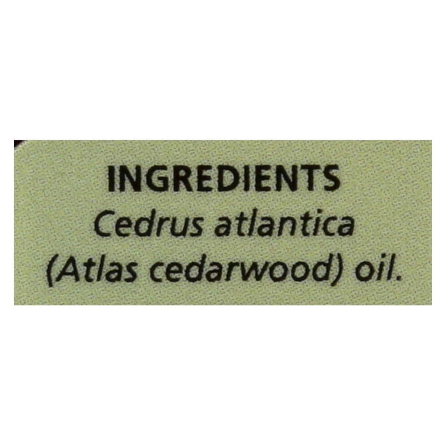 Aura Cacia - Essential Oil - Atlas Cedar wood - 0.5 FL oz.