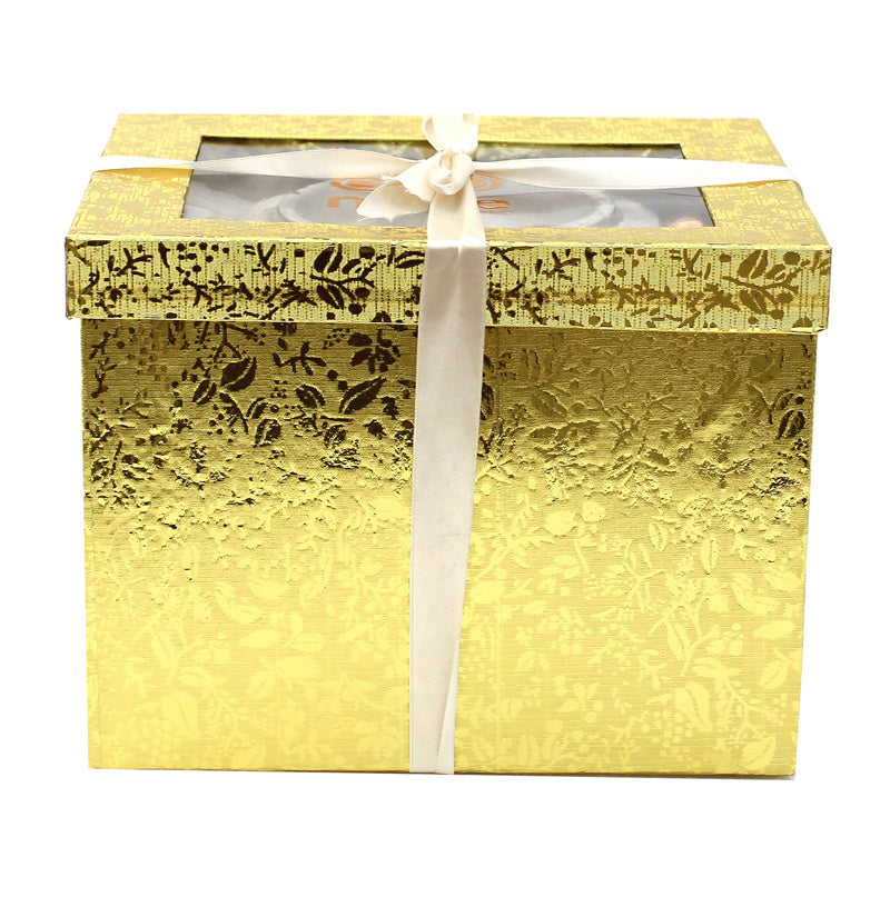 Ambrose Chrome Plated Crystal Embellished Lidded Ceramic Bowl (9 In. x 7 In. x 9.5 In.)