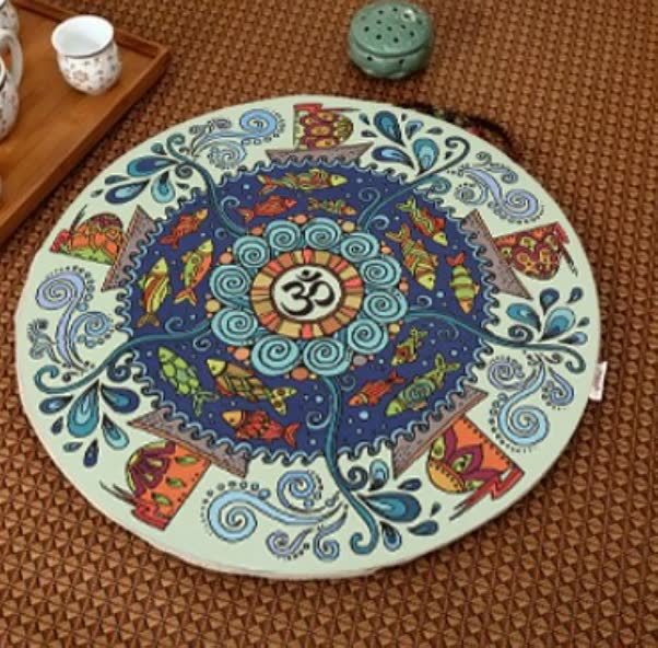 Exercise Yoga Mat Meditation Pad Carpet Cushion Pad
