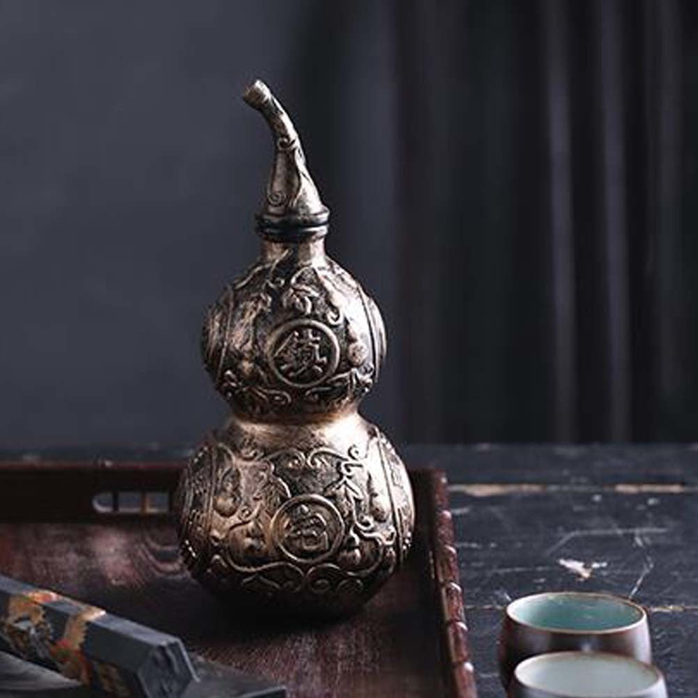 500ml Bronze Gourd Ceramic Wine Bottle