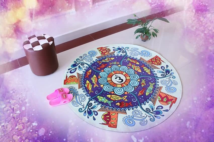 Exercise Yoga Mat Meditation Pad Carpet Cushion Pad