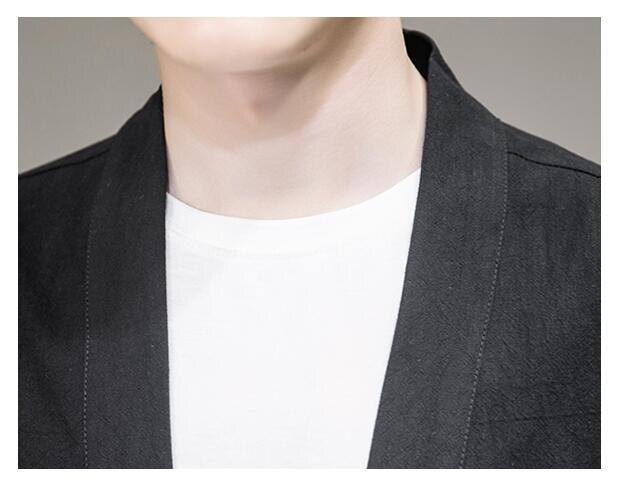 Summer Jacket Men Cardigan Kimono Coat