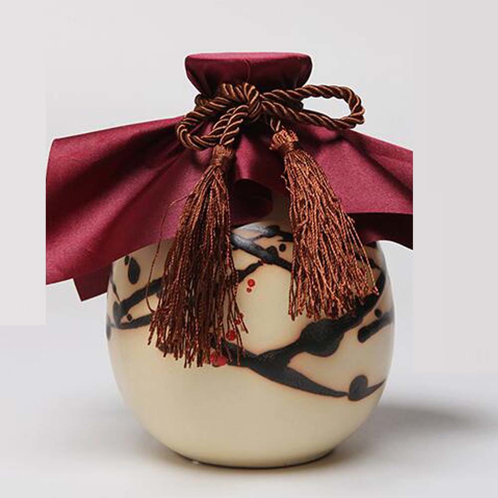 500ml Beige Ceramic Wine Jar
