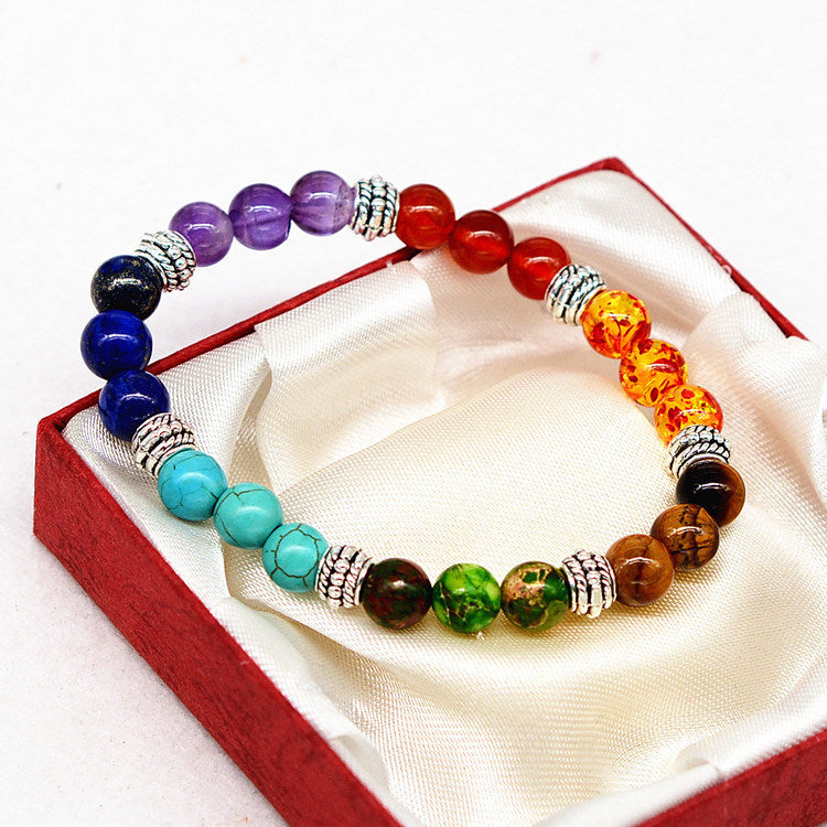 Seven Chakra Yoga Bracelet