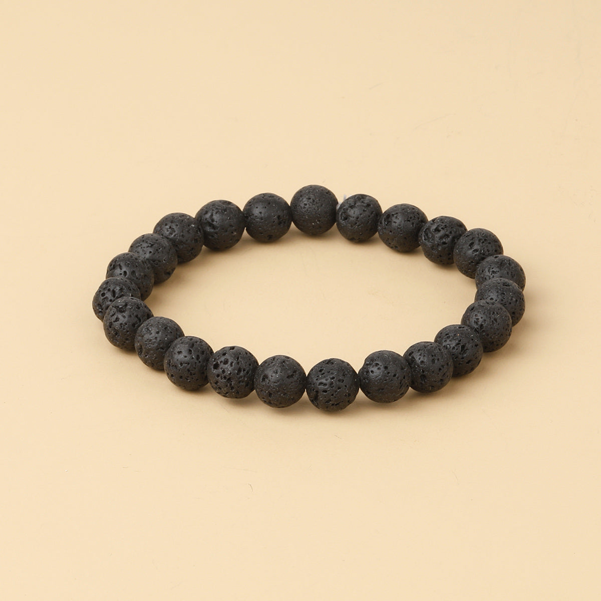 8mm Natural Gemstone Beaded Bracelet