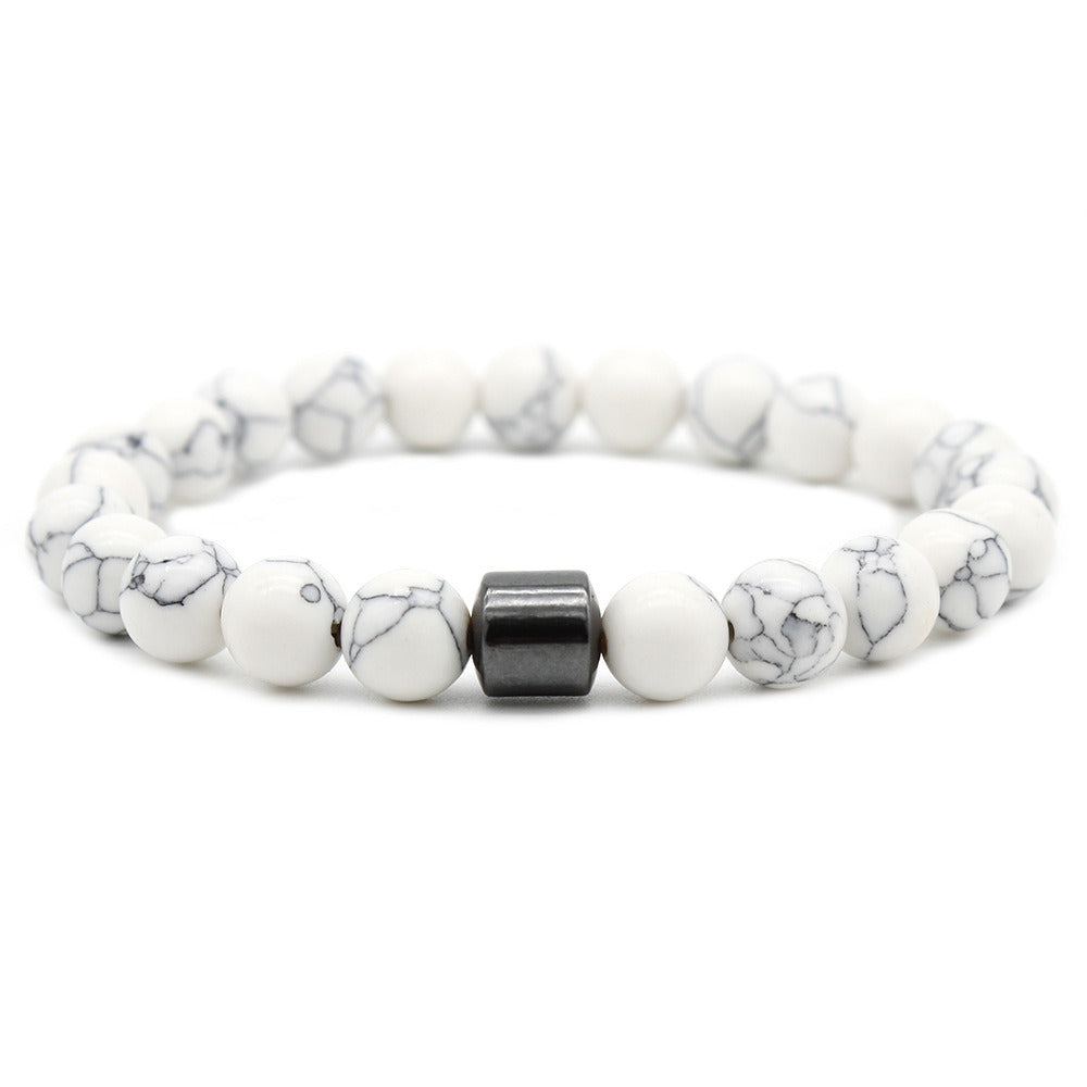 Healing Magnetic Tiger Eye Lava Natural Stone Bead Bracelet