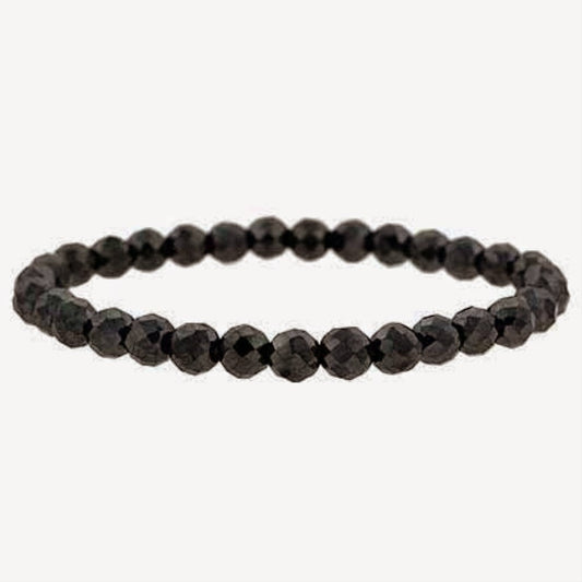 6mm Onyx Beads Stretch Bracelet