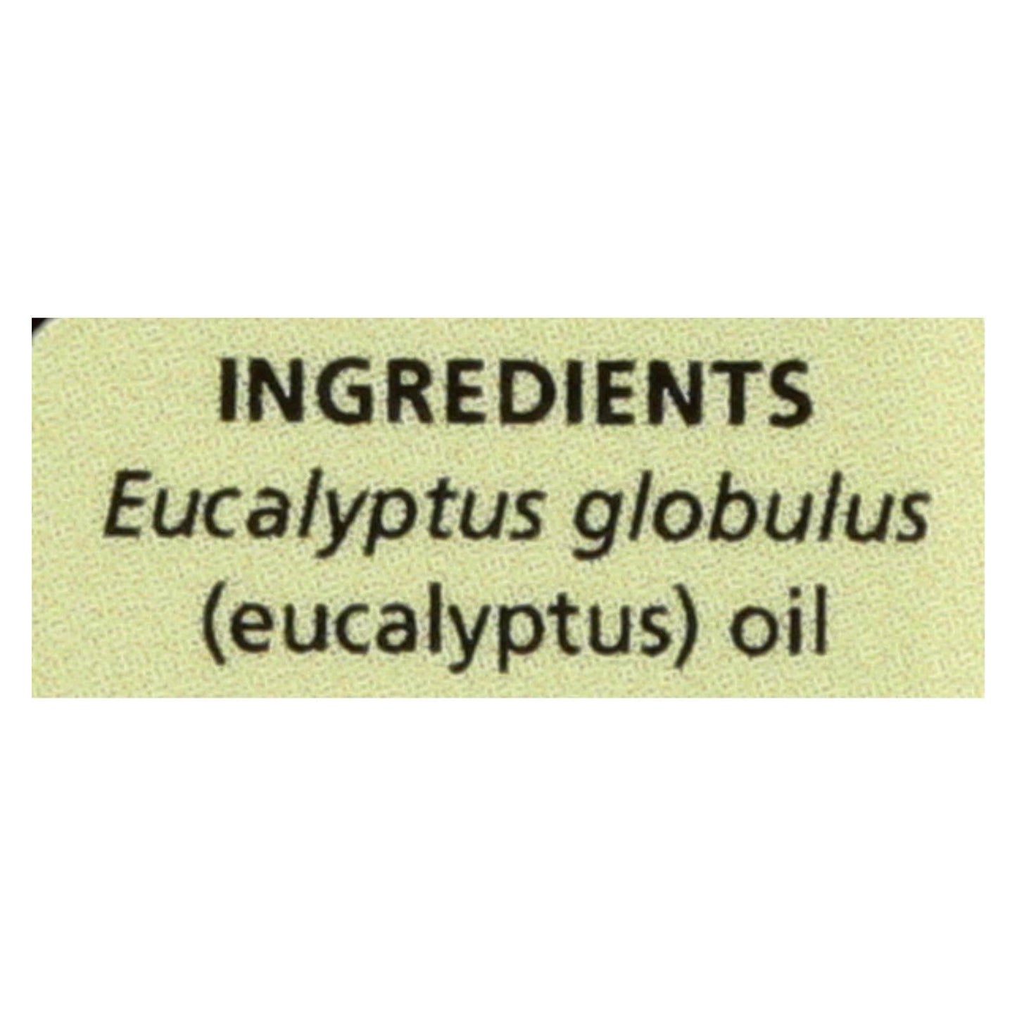 Aura Cacia - Pure Essential Oil Eucalyptus - 0.5 fl oz