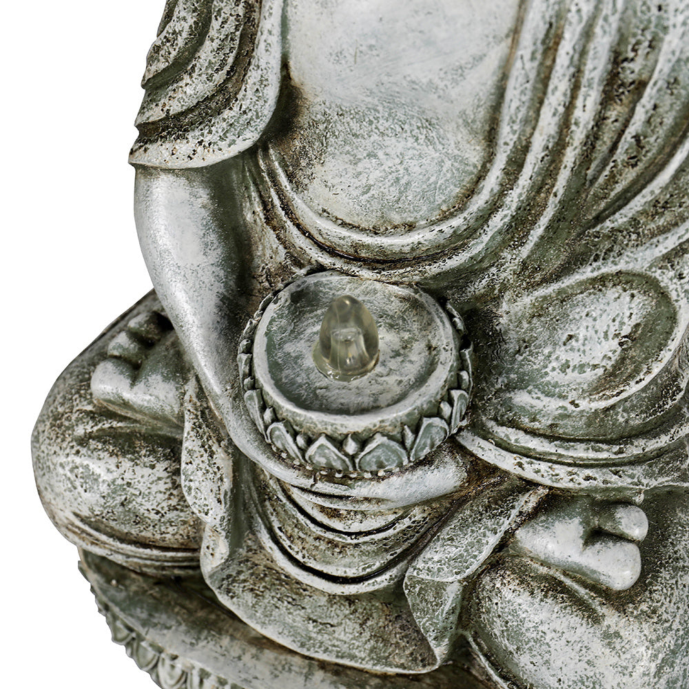 Meditating Sitting Buddha Solar Lights