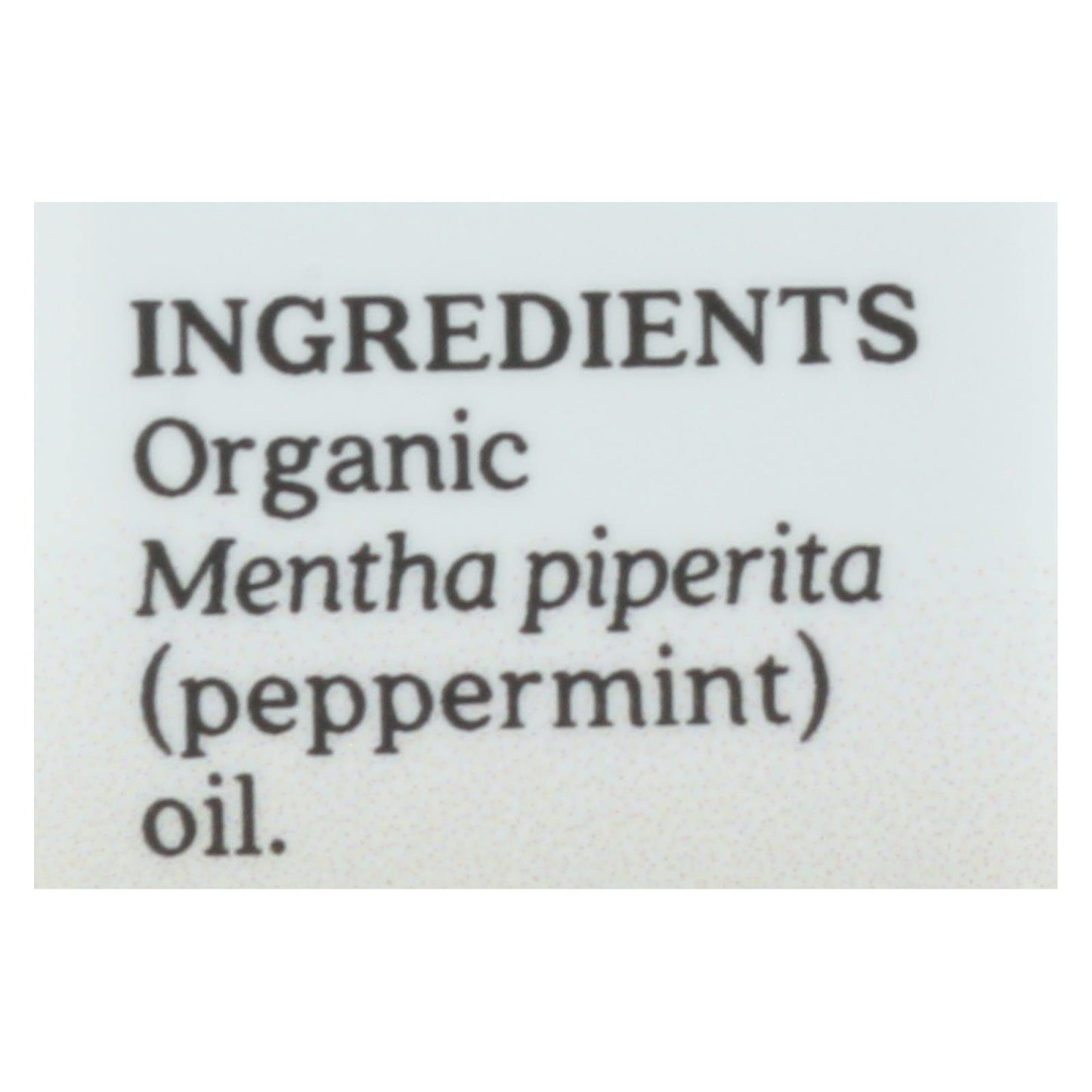 Aura Cacia - Mostly Organic Peppermint - .25 oz