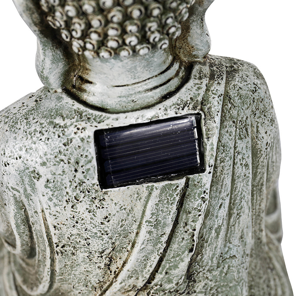 Meditating Sitting Buddha Solar Lights