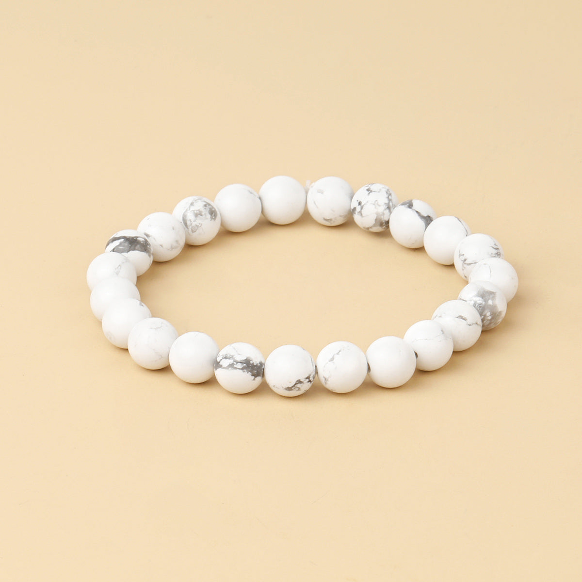 8mm Natural Gemstone Beaded Bracelet