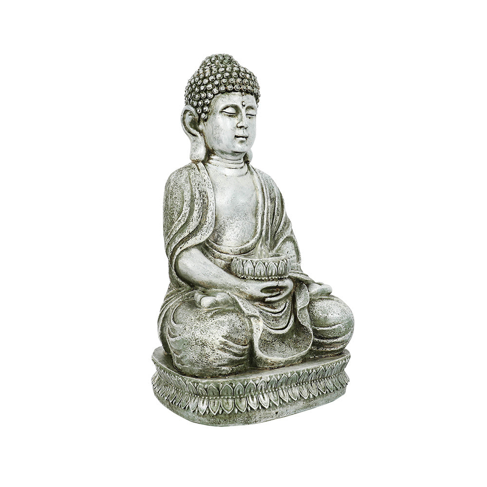 Meditating Sitting Buddha Solar Lights