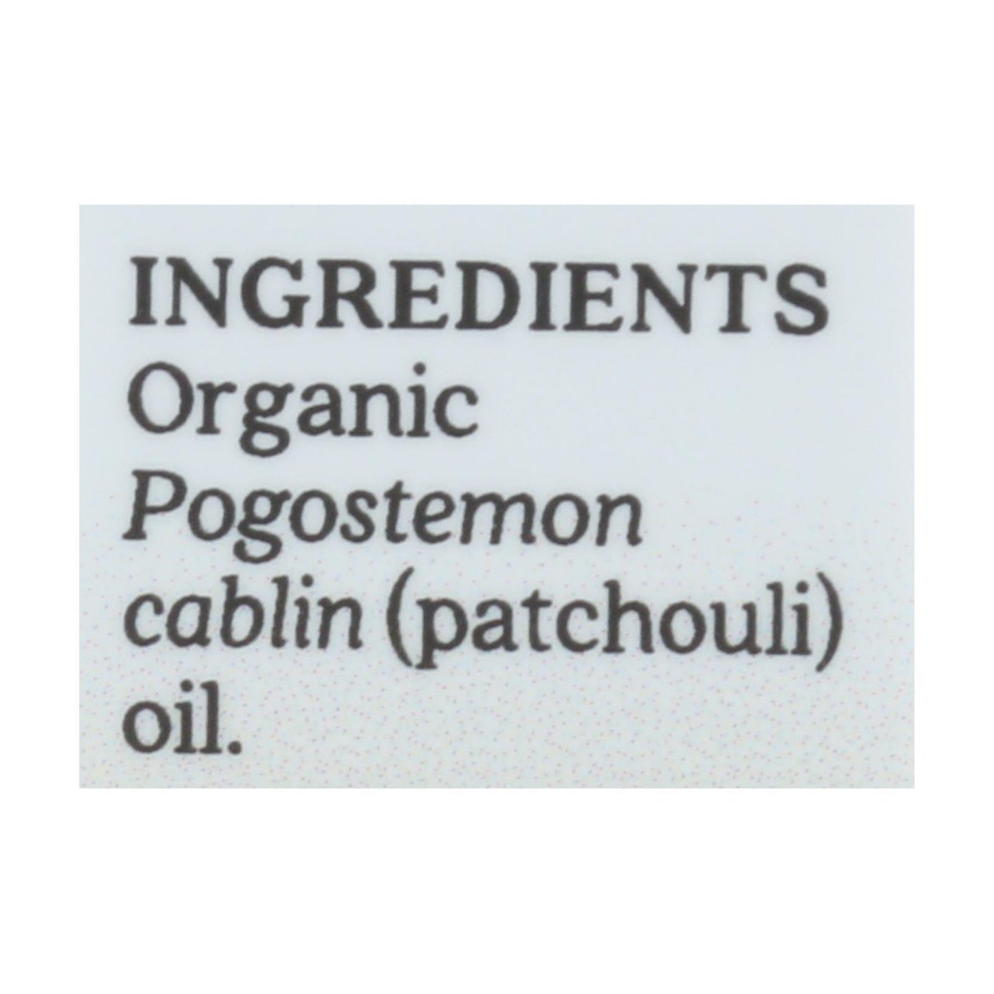 Aura Cacia - Mostly Organic Patchouli - .25 oz