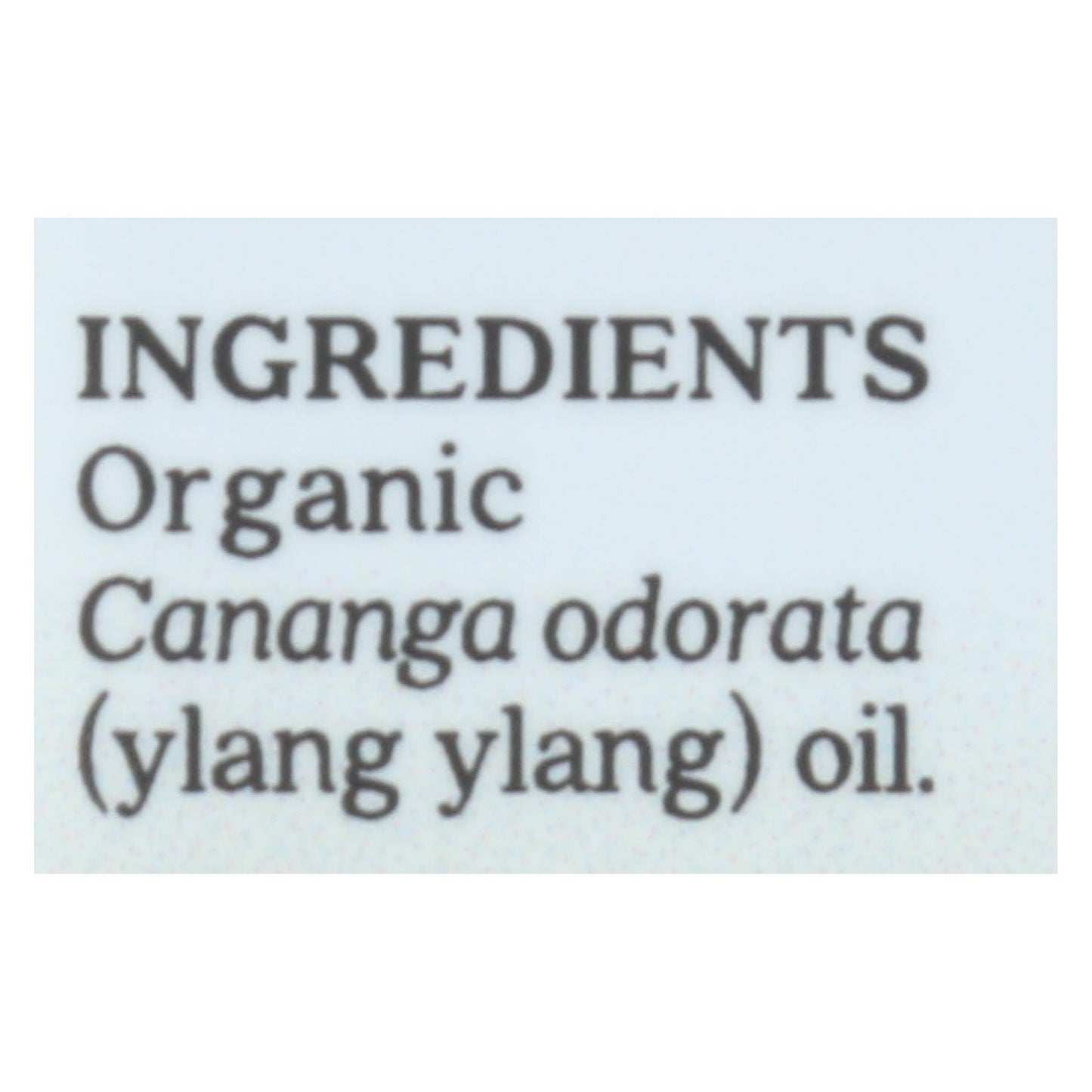 Aura Cacia - Mostly Organic Essential Oil - Ylang Ylang - .25 oz