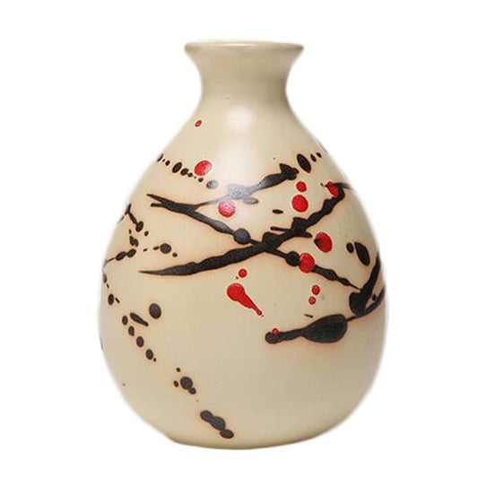 500ml Beige Ceramic Wine Jar