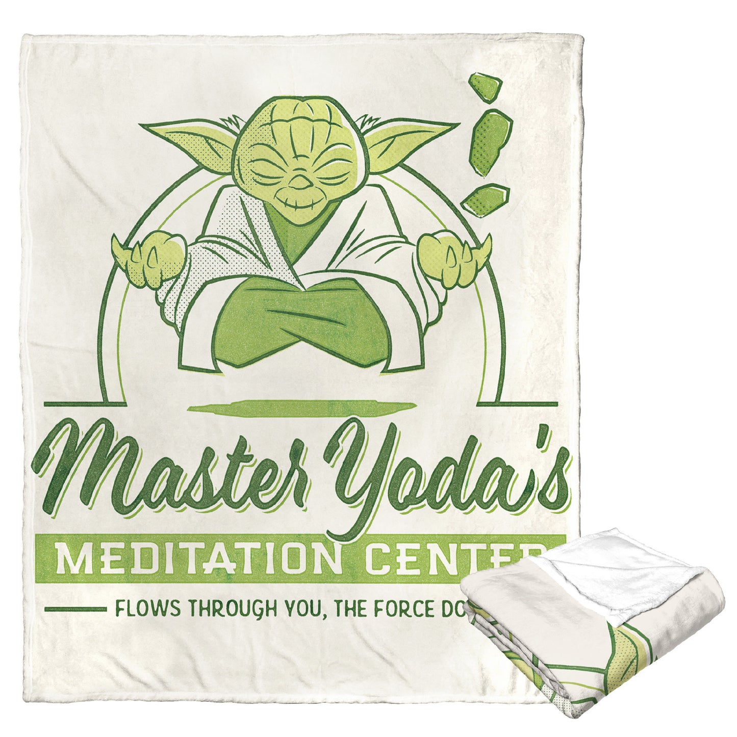 Star Wars, Master Yoda Meditation Center Silk Touch Throw Blanket, 50" x 60"