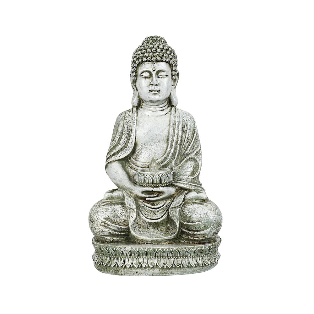 Meditating Sitting Buddha Solar Lights